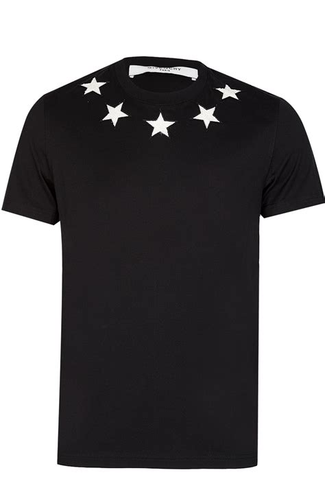 givenchy collar shirt with stars|Givenchy signature t shirt.